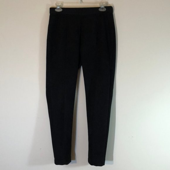 Jones New York Pull On Pant Ponte Knit Permanent Front CreaseTrousers Black SZ 8 - Picture 1 of 5